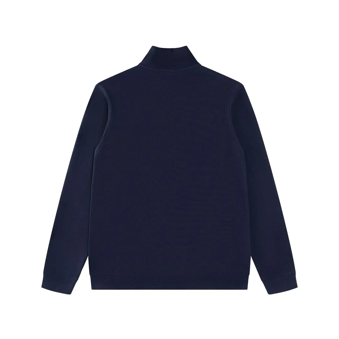 P230 #R97 Ralph lauren twelve-color embroidered pony logo half-zip high-neck long-sleeved knitted sweatshirt. The same style for men and women. The new half-zip sweatshirt for couples to wear in autumn is here! This kind of sweatshirt is really popular this year, even more popular than the hooded sweatshirt. Open the zipper and it can be used as a large lapel, which makes it more fashionable. The color of the classic design of the little war horse on the chest is matched with the embroidery. The simple zipper design echoes the brand logo, so you don’t need to match too much. The sweater version is loose enough! The fabric is custom-woven and dyed 100 cotton. 320g high gram weight 100% cotton knitted cotton with a certain thickness. The fabric is soft and comfortable, and the three-dimensional fabric is full of texture. The stitching is three needles and five threads, which is beautiful and strong. The pattern is also good. Although it is loose, it does not look bulky! - It is not a popular color scheme on the street. The color is pure and highly recommended. The upper body has a particularly high rate of turning heads. Loose style. Big drop shoulder OS style. Same style for men and women. Couple wear. Versatile and practical! Color: Gray, navy, khaki, green label, oatmeal brown label, apricot, black, army green, burgundy, pink, dark gray, light blue, white. Size: S M L XL Length: 70/72/74/76 Bust: 53.5/55.5/57.5/58.5 Shoulder width: 44/45/46/47 Sleeve length: 61/62/63/64
